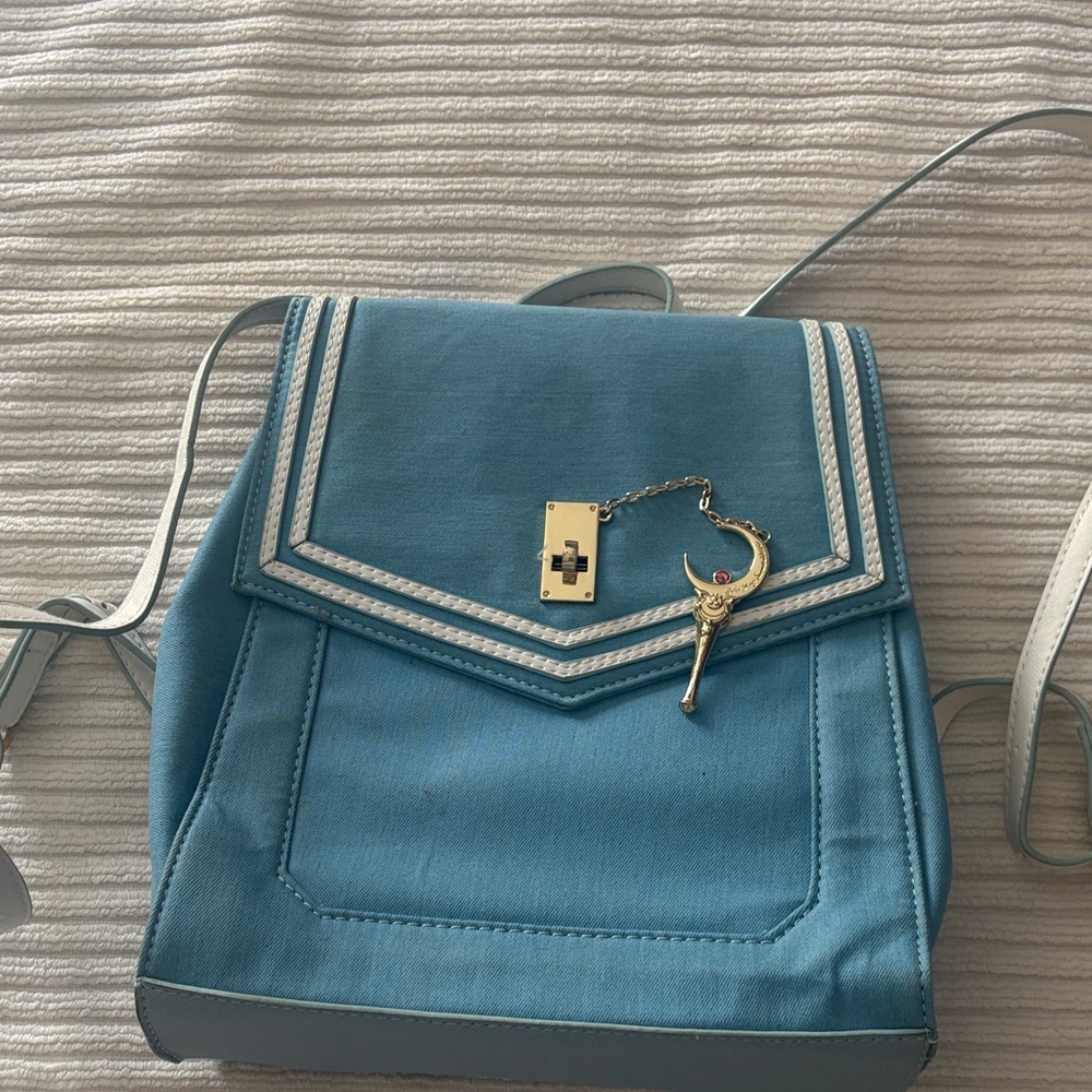 Sailor moon Blue Women's Bag with Charm